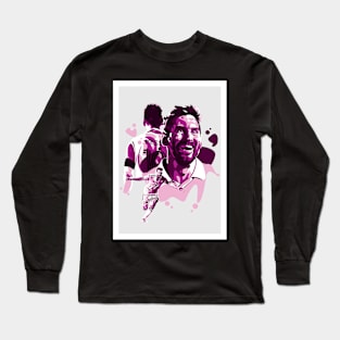 Lionel Messi in Pink Long Sleeve T-Shirt